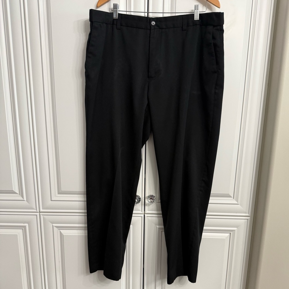 Denver Hayes Men’s Size 40x30 Black Dress Pants with Flex Waistband Career